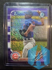 2019 Bowman Chrome Richard Gallardo 1st RC Purple Shimmer Ref #188 CHI Cubs