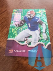 2021 Wild Card Alumination Kadarius Toney RC Groovin Green 108/199 #GG-19