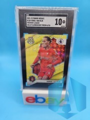 2021-22 Mosaic Premier League VIRGIL VAN DIJK Fluorescent Gold /10 Liverpool #180 SGC 10