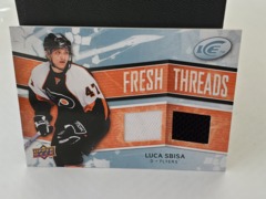 2008-09 Upper Deck Ice Fresh Threads Dual Jerseys #FT-SB Luca Sbisa