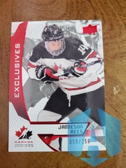 2019 Upper Deck Team Canada Juniors Exclusives 059/250 Jamieson Rees #68