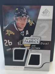 2008-09 SP Game Used Edition Authentic Fabrics Dual Jere Lehtinen #AF-JL