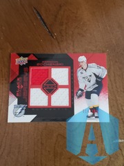 2008-09 Brandon Bochenski BDJ-BO UD Black Diamond Quad Jersey Ruby 014/100