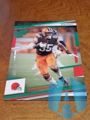 2022 Panini Prestige David Njoku #67 Green Parallel 204/249