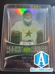 2007-08 Upper Deck Trilogy Rookie Premieres Tobias Stephan #141 # /999