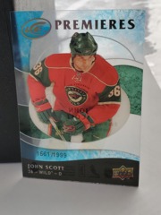 2009-10 Upper Deck Ice Premieres Acetate 1561/1999 John Scott #112 Wild