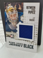2009-10 ITG Between The Pipes Game-Used Jersey Black #M-13 Jean-Sébastien Giguere