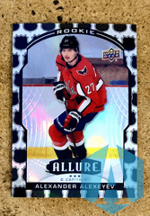 2020-21 Upper Deck Allure NHL Shield Alexander Alexeyev RC #86 Capitals