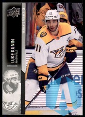 2021-22 UD Extended Series Base French #589 Luke Kunin - Nashville Predators
