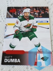2019-20 Upper Deck Overtime Red Parallel 27/99 Matt Dumba #11