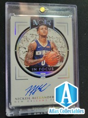 2019-20 Panini Noir NICKEIL ALEXANDER-WALKER In Focus Auto RC /99