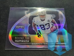 2021 Panini Playoff Darren Waller Behind the Numbers DIE CUT Prizm SP BTN-DWA