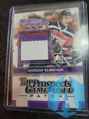 2013-14 ITG Top Prospects Jersey Patches #TPM15 Morgan Klimchuk