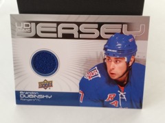 2010-11 Upper Deck UD Game Jersey Brandon Dubinsky #GJ2-BD Rangers