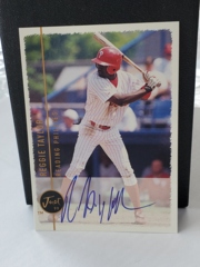1999 Just Memorabilia Minors Limited Edtion Autograph Reggie Taylor Reading Phillies