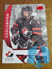 2019 Upper Deck Team Canada Juniors Exclusives 187/250 Bowen Byram #15