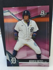 2021 Bowman Platinum Pink 093/199 Adinso Reyes #TOP-43 Detroit Tigers