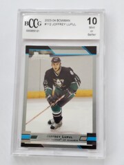 2003-04 Bowman Rookie Card #112 Joffrey Lupul BCCG 10 Mint or Better 0000855121