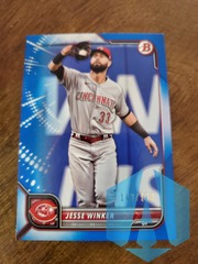 2022 Bowman Chrome Jesse Winker #97 Blue Paper Parallel 143/150
