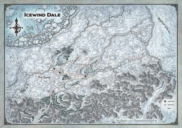 ICEWIND DALE MAP SET 2x (20x30)