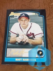 2003 Bowman Draft Gold Matt Harrison #BDP57 Rookie