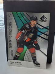 2019-20 Upper Deck SP Game Used Authentic Rookies Rainbow 140/298 Max Jones #115