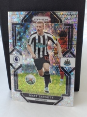 2022-23 Panini Prizm Premier League Silver Breakaway Disco Prizm Matt Targett #174 Newcastle U