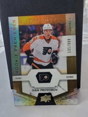 2016-17 Upper Deck Trilogy Premieres Level 1 131/999 Ivan Provorov #58 Rookie