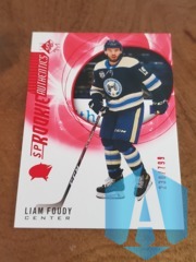 2020-21 SP Rookie Authentics Red 230/799 Liam Foudy #105