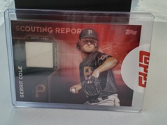 2016 Topps Scouting Report Relics Game Used Jersey Series 2 Gerrit Cole #SRR-GC