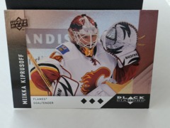 2009-10 Upper Deck Black Diamond Triple Miikka Kiprusoff #BD7