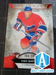 SAKU KOIVU 2020-21 UPPER DECK ARTIFACTS RUBY /399