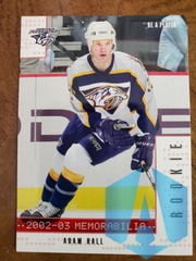 2002-03 ITG Be A Player Memorabilia Ruby 190/200 Adam Hall #294 Rookie