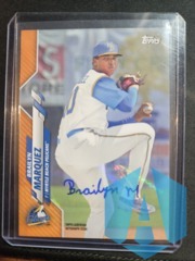 2020 Topps Pro Debut #PD-24 Brailyn Marquez Auto ORANGE /25