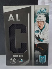 2013-14 Panini Prime Dual RC Class 029/100 Tomas Hertl #14-THE Rookie