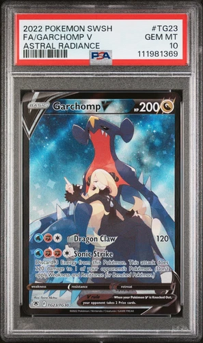 Garchomp V TG23/TG30 Astral Radiance PSA 10