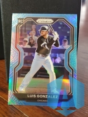 2021 Panini Prizm Carolina Blue Prizm #163 Luis Gonzalez Chicago
