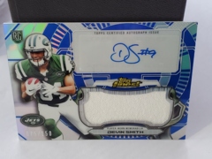 2015 Topps Finest Refractor Blue RC Auto 075/150 Jersey #RJRR-DS Jumbo Relic Buckeyes
