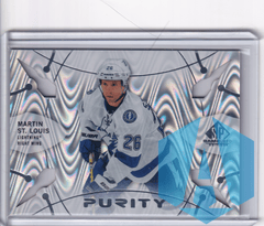 2022-23 SP Game Used Martin St. Louis #P-61 Purity Die Cut Lightning