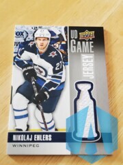 2019-20 Upper Deck UD Game Jersey Nikolaj Ehlers #GJ-NE Jersey Winnipeg Jets