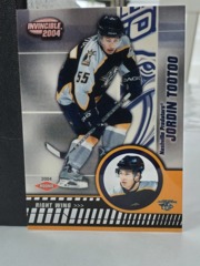 2003-04 Pacific Invincible Jordin Tootoo #117 Rookie RC Clear Cut Insert