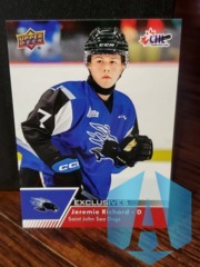 2022-23 Upper Deck CHL Jeremie Richard #261 Exclusives 032/100