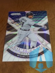 2021 Panini Prizm Illumination White Wave Prizm Miguel Cabrera #IL-7