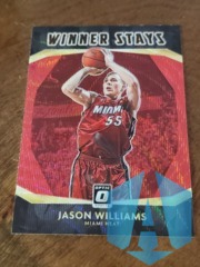 2020-21 Donruss Optic Jason Williams #4 Winner Stays Red Wave Prizm
