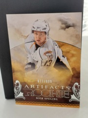2010-11 Upper Deck Artifacts Rookie 077/999 Nick Spaling #147 Predators