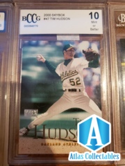 2000 (ATHLETICS) SkyBox #47 Tim Hudson BCCG Graded 10 Grade