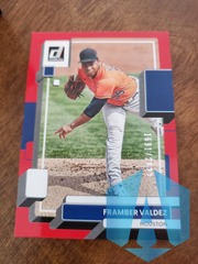 2022 Donruss Baseball Red #175 Framber Valdez Houston 1691/2022