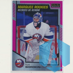 2020-21 O-Pee-Chee Platinum Marquee Rookies Matte Pink Ilya Sorokin #196