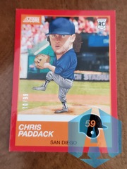 2019 Panini Chronicles Score Red #17 Chris Paddack 30/99