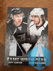2013 Titanium Game-Worn Gear Combo Materials Prime 50/50 Mike Richards Jeff Carter